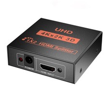 4K 2K 1X2 HDMI Splitter Switch 1 in 2 out Switcher Repeater for HDTV PS3/4 PC