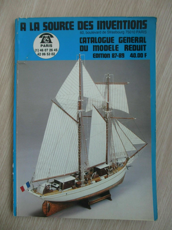 CATALOGUE GENERAL DU MODELE REDUIT 1987-1989 A LA SOURCE DES INVENTIONS 159 page - Photo 1/1