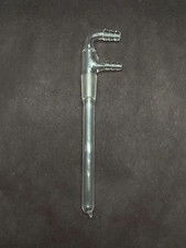 Laboratory Glass 14/20 Joint Cold Finger Condenser  w/ Drip Tip 9mm OD Hose