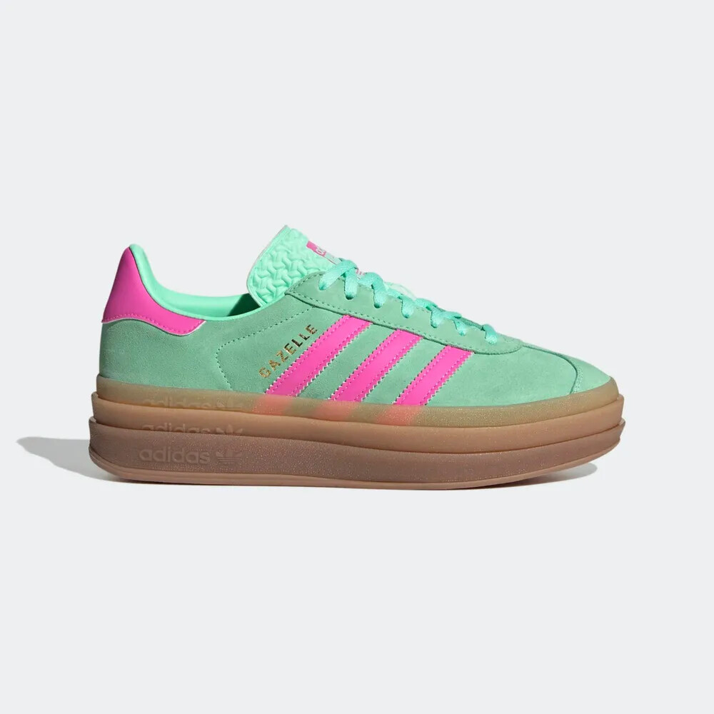 New Adidas Women's Gazelle Bold Shoes - Pulse Mint New Adidas Women's Gazelle Bold Shoes - Pulse Mint