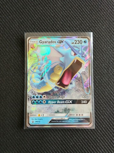 Gyarados GX SM212 Black Star Promo Pokemon TCG Sun & Moon Hidden Fates NM-M