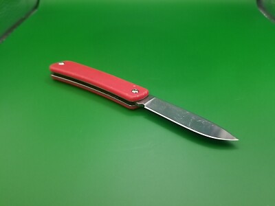 USED Supreme Boker Glow-In-The-Dark Keychain Knife - Red! Plain