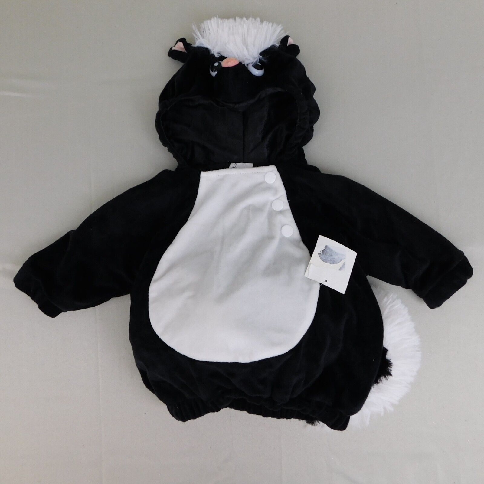 Baby Skunk Plush Hooded Pullover Halloween Costum… - image 2
