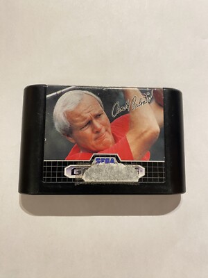 Arnold Palmer Tournament Golf (Sega Genesis, 1989) Cleaned/Tested Video Game