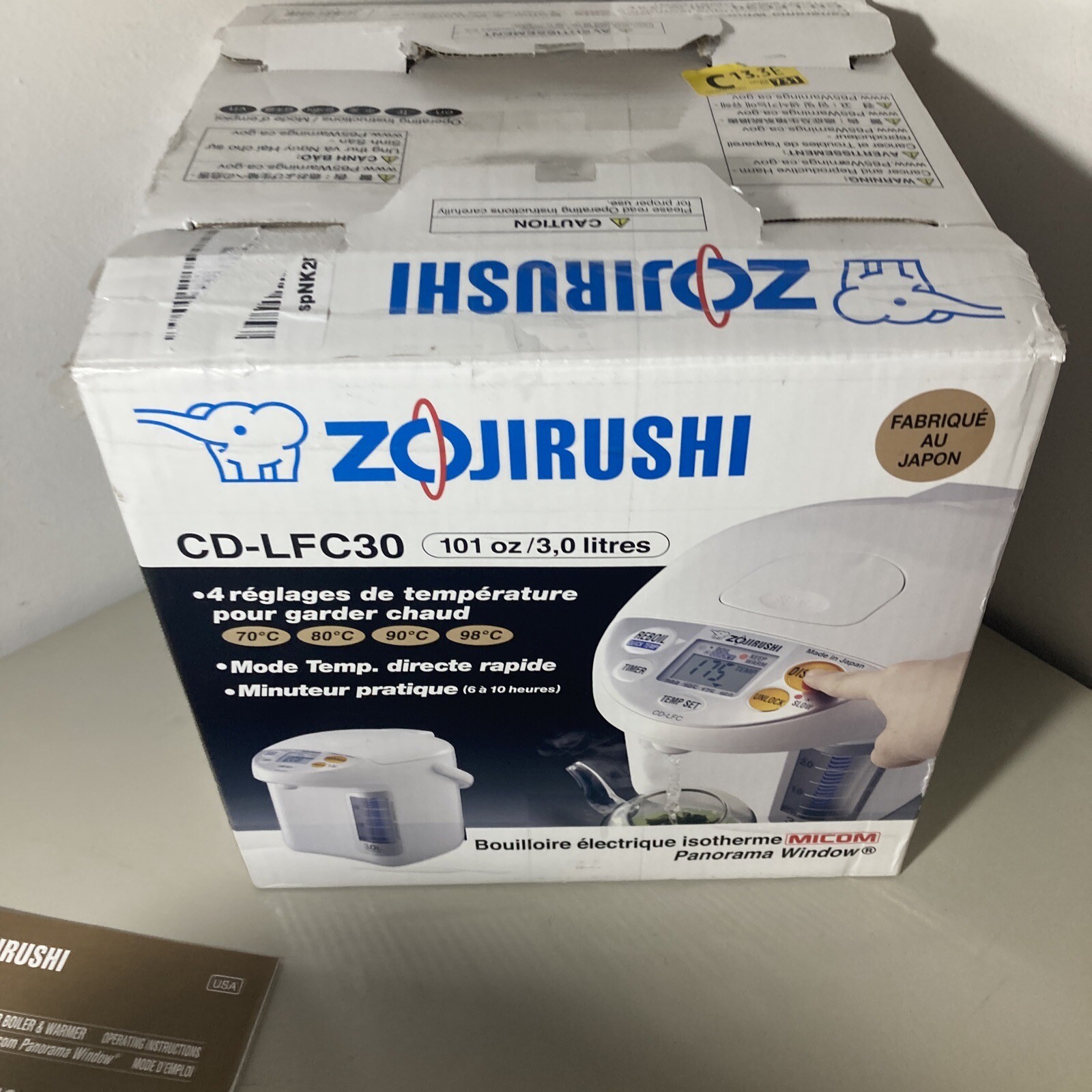 Zojirushi CDLFC30 Used Tested & Working Water Boiler & Warmer eBay