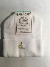 Newborn Sailboat ￼Cotton Baby Knit Cap by Two Feet Ahead NEW