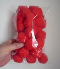 20 pcs 4.5 cm Soft Sponge Balls Red Magic Trick,Close Up Magic, Magic lot