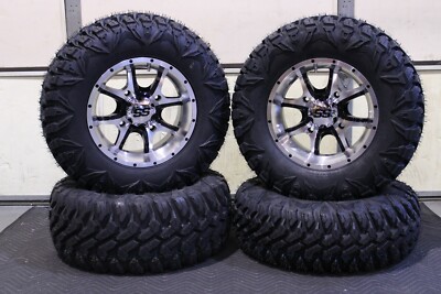SPORTSMAN 850 27'' QBT 846 8 Ply RADIAL ATV TIRE 14'' COBRA M/B WHEEL KIT POL1CA