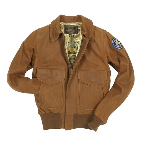 COCKPIT USA 40th ANNIVERSARY A-2 JACKET BROWN MADE IN USA Z21W009