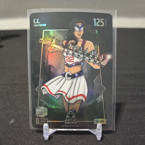 2024 Bo Jackson Battle Arena C.C. Caitlin Clark Rookie Steel Battlefoil RC BF-45