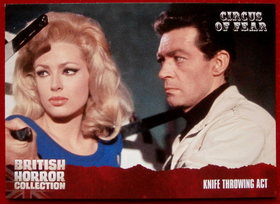 BRITISH HORROR - Karte #84 - Circus of Fear - MESSERWURFAKT
