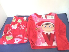 ELF ON A SHELF 2 Piece Pink  Red PAJAMA SLEEPWEAR PJ'S SET Girls Size 3T NWT