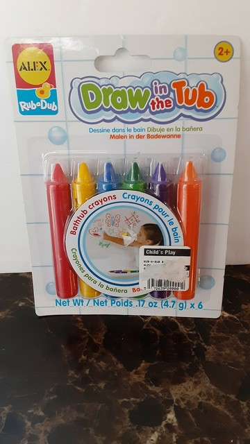 alex draw in the tub