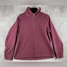 Regatta Greta Outdoor Womens Solenne Half Zip Fleece Maroon Size XL 12