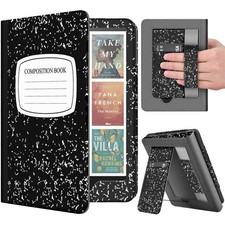 Stand Case for Kindle Paperwhite 12th / Kindle Colorsoft 2024, Composition Black