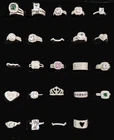 24 LOT BIG Vintage/Modern Estate Costume Jewelry RINGS/COCKTAIL Rings GORGEOUS!