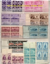 Plate Blocks Stamps: 12 Mint mnh 3  US Postage  11-694 