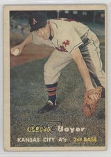 1957 Topps Clete Boyer #121 0hl9