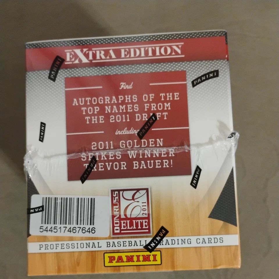 2011 Donruss Elite Extra Edition Baseball Hobby Box Sealed Bauer Machado 6 Autos - Image 3 of 4