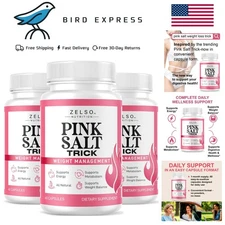 (3 Pack) Pink Salt Weight Trick Capsules - New Pink Salt Trick for Weight, En...