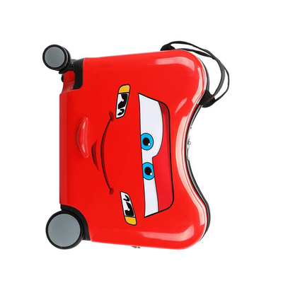 #ad Disney Cars Carry On Spinner Hardside Ride On Suitcase Red $22.94