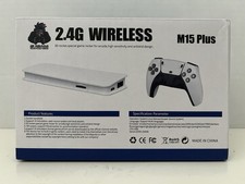 4K 64G HDMI TV Video Game Stick M15 Gaming Console Gamepad 2 Pack Controller 5