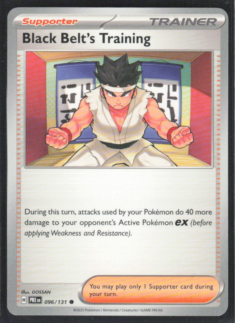 2025 Scarlet & Violet Series - Prismatic Evolutions Black Belt's Training Common