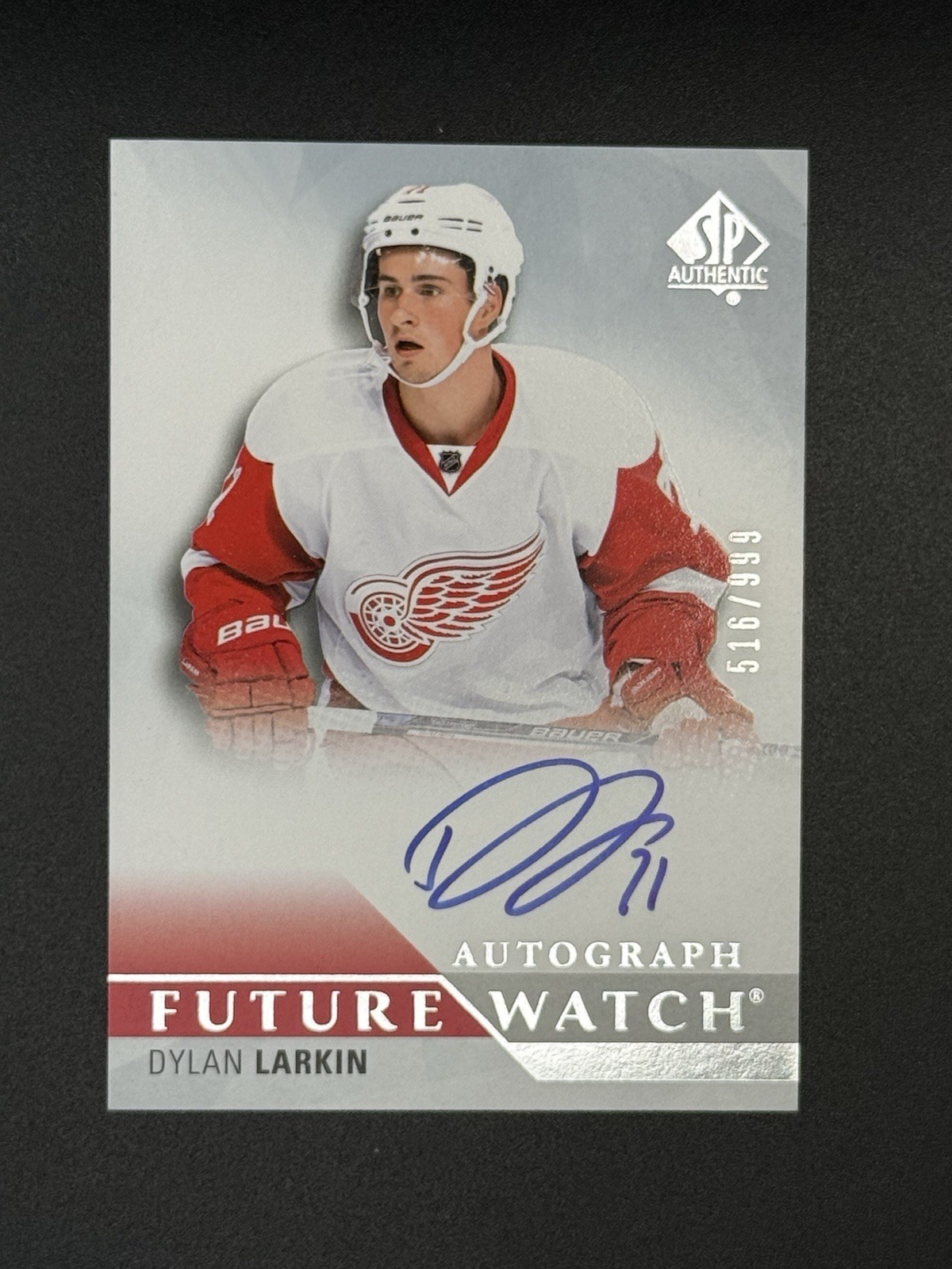 2015-16 SP Authentic Future Watch Auto /999 - Dylan Larkin #260