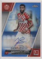 Jeremiah Chrome Bundesliga 2021 Blue Refractor /299 Auto