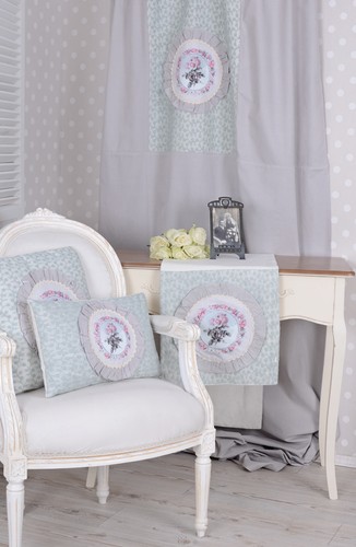 Tischdecke Leinen Optik Victorian House Tischläufer Mitteldecke Shabby Chic - Picture 3 of 5
