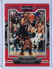 Jalen Green 2021-22 Panini Chronicles Playbook Base Rookie Card #266 Rockets