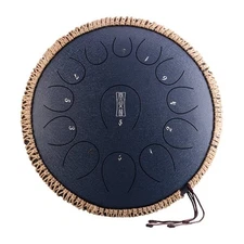 Steel Tongue Drum 13 Notes 14 Inch C-Key Panda Balmy Drum Percussion Instrument