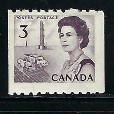 CANADA - SCOTT 466 - VFNH - COIL -  CENTENNIAL DEFENITIVES - 1967
