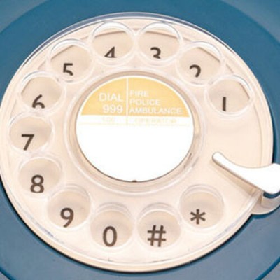 GPO Retro GPO746WIVR 746 Desktop Rotary Dial Telephone - Azure