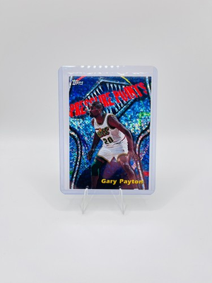 #ad GARY PAYTON 1997 Topps Season#x27;s Best Pressure Points Glitter Refractor Insert $5.40