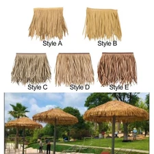 Artificial Palm Thatch Roofing Grass Skirting Roof for Hut Fence Decoration