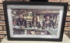Midland Autographed 11x17 Framed Let It Roll Lithograph #119/200 Made