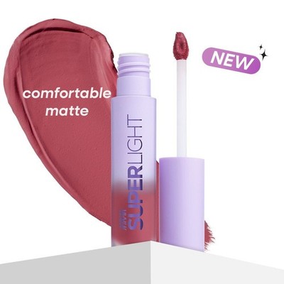 Nykaa Superlight Lip Cloud Mousse Matte Liquid Lipstick - Rose All Day | 5ml