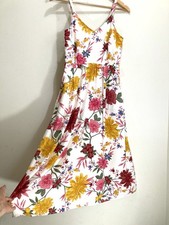 Old Navy Women’s Dress Size Small White Floral