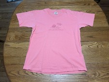 Vintage Vacation Shirt Pink Embroidered FT. Lauderdale Single Stitch USA Made