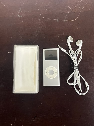 Apple iPod Nano Model: A1199 2GB 2nd Generation Silver -Untested No Charger