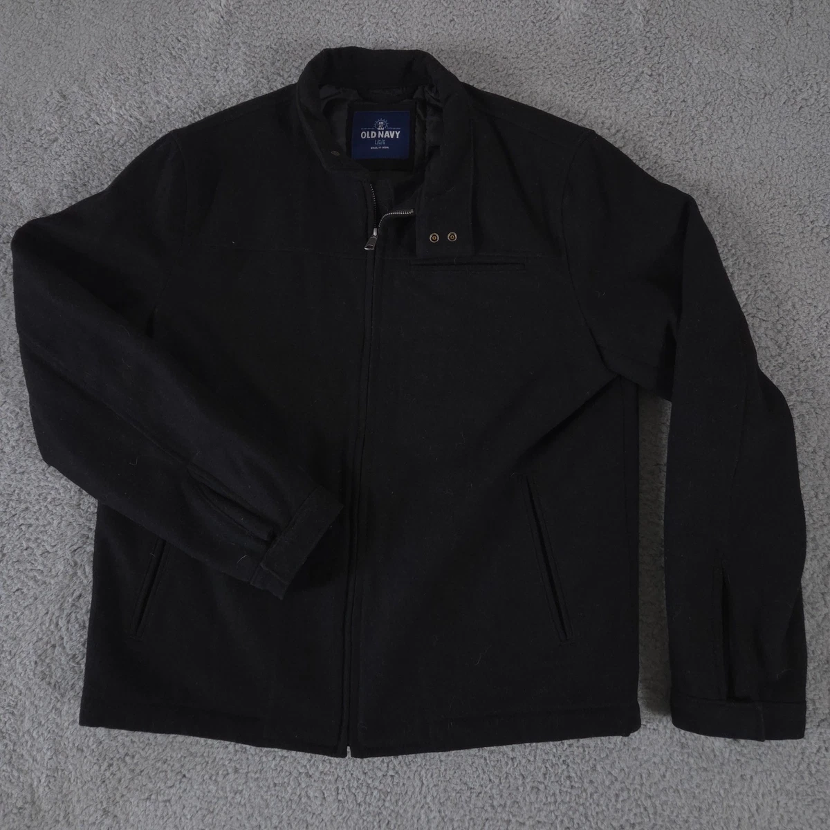 Old Navy Black Coats, Jackets & Vests Wool Outer Shell for Men | eBay