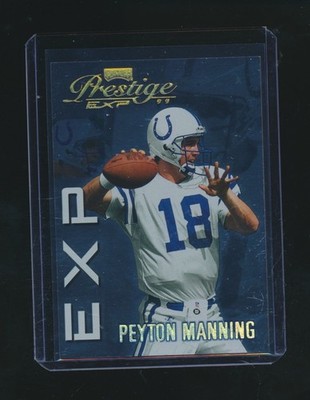 PEYTON MANNING 1999 PANINI PRESTIGE EXP FOIL PARALLEL 0687/1000 #EX148
