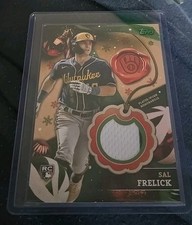 2024 Topps Holiday Mega Sal Frelick jersey patch relic BREWERS 