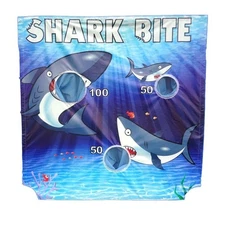 Replacement Inflatable Air Frame Game Vinyl Panel 5x6 Shark Bite Party Carnival