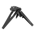 Mini Camera Tripod, 6"x2" ABS Plastic Mobile Phone Rack, Black