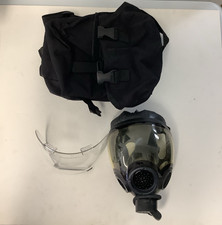 MSA Millennium Full Face Mask CBRN Riot Control Size Medium w/ Backpack