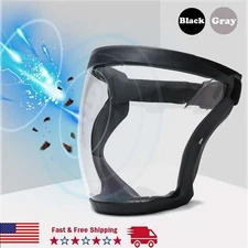 1/2 pcs Face Super Protective Mask Anti-fog Shield Safety Transparent Head Cover