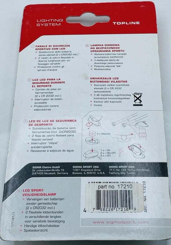 Sigma Micro W LED Licht weiß Fahrrad Sicherheit Germany - Bild 4 von 4