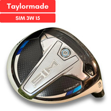 TaylorMade SIM 3W 15* Fairway Wood Head Only Right Hand USED D3879